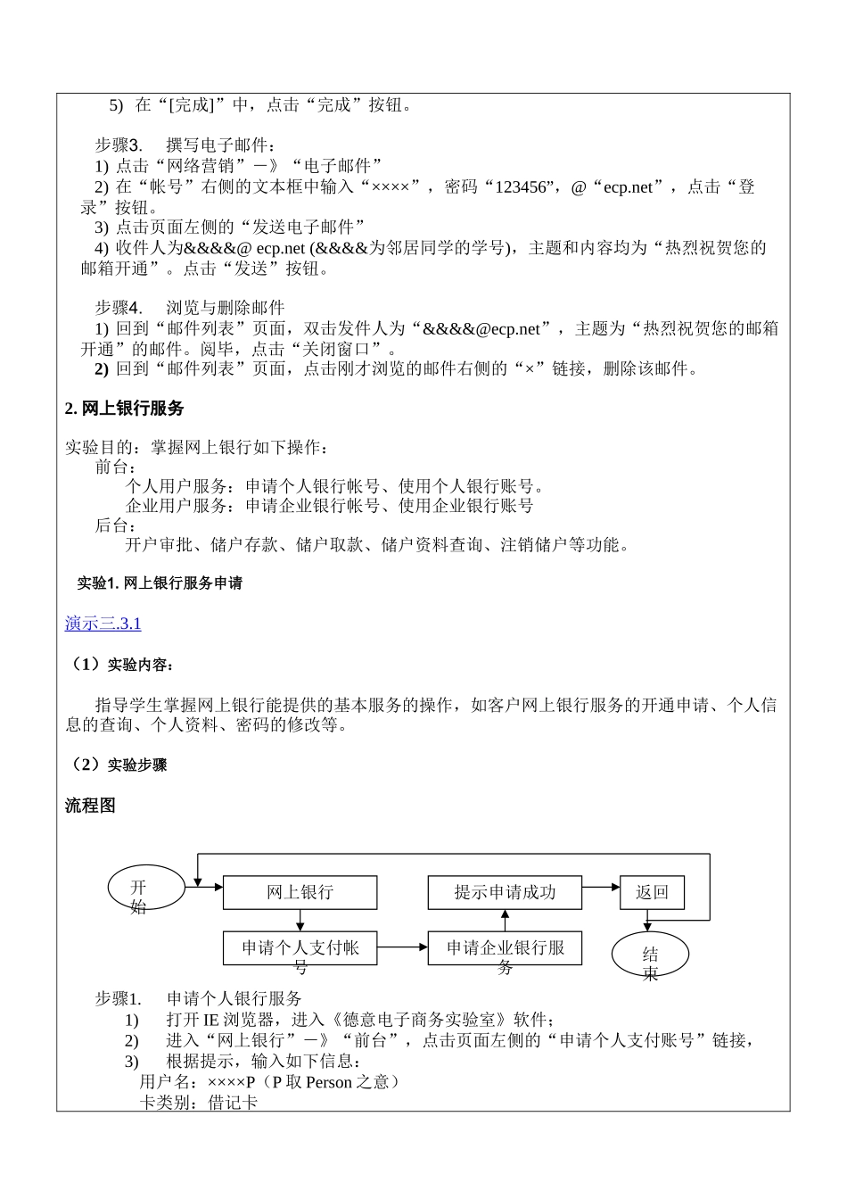 电子商务B2C模式模拟实验.._第3页
