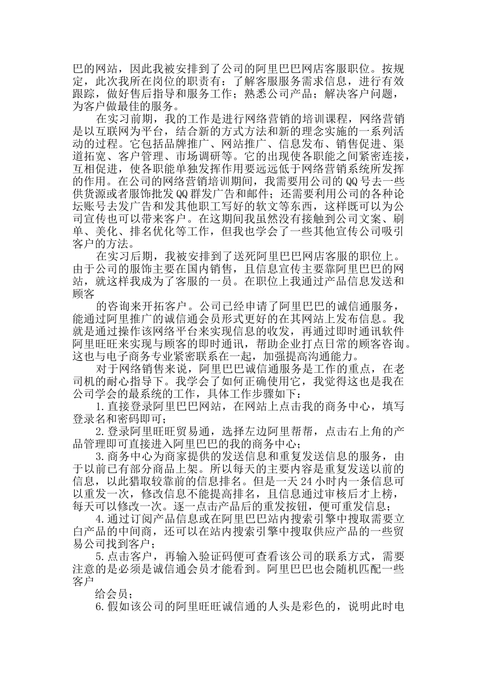 电子商务公司实习报告_第2页