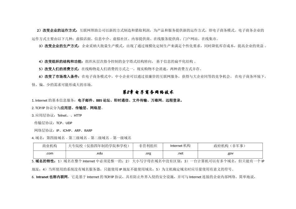 电子商务复习资料_第2页