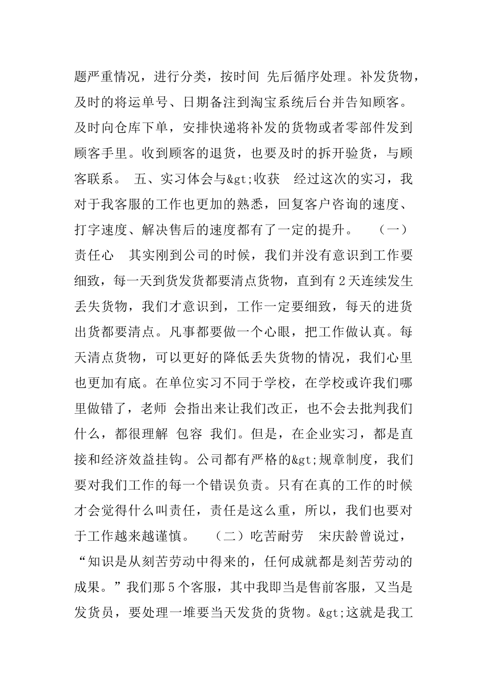 电子商务实习工作总结300字_第3页