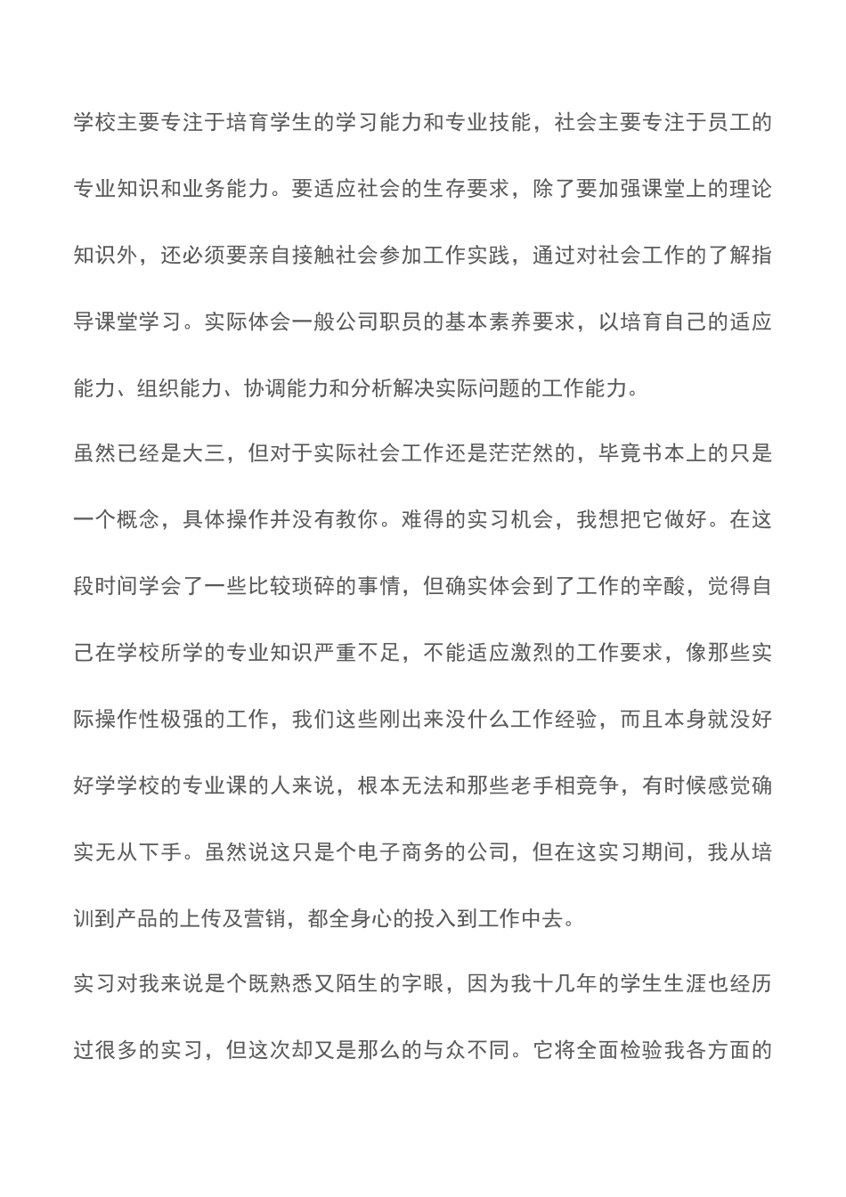 电子商务实习总结范文大全_第3页