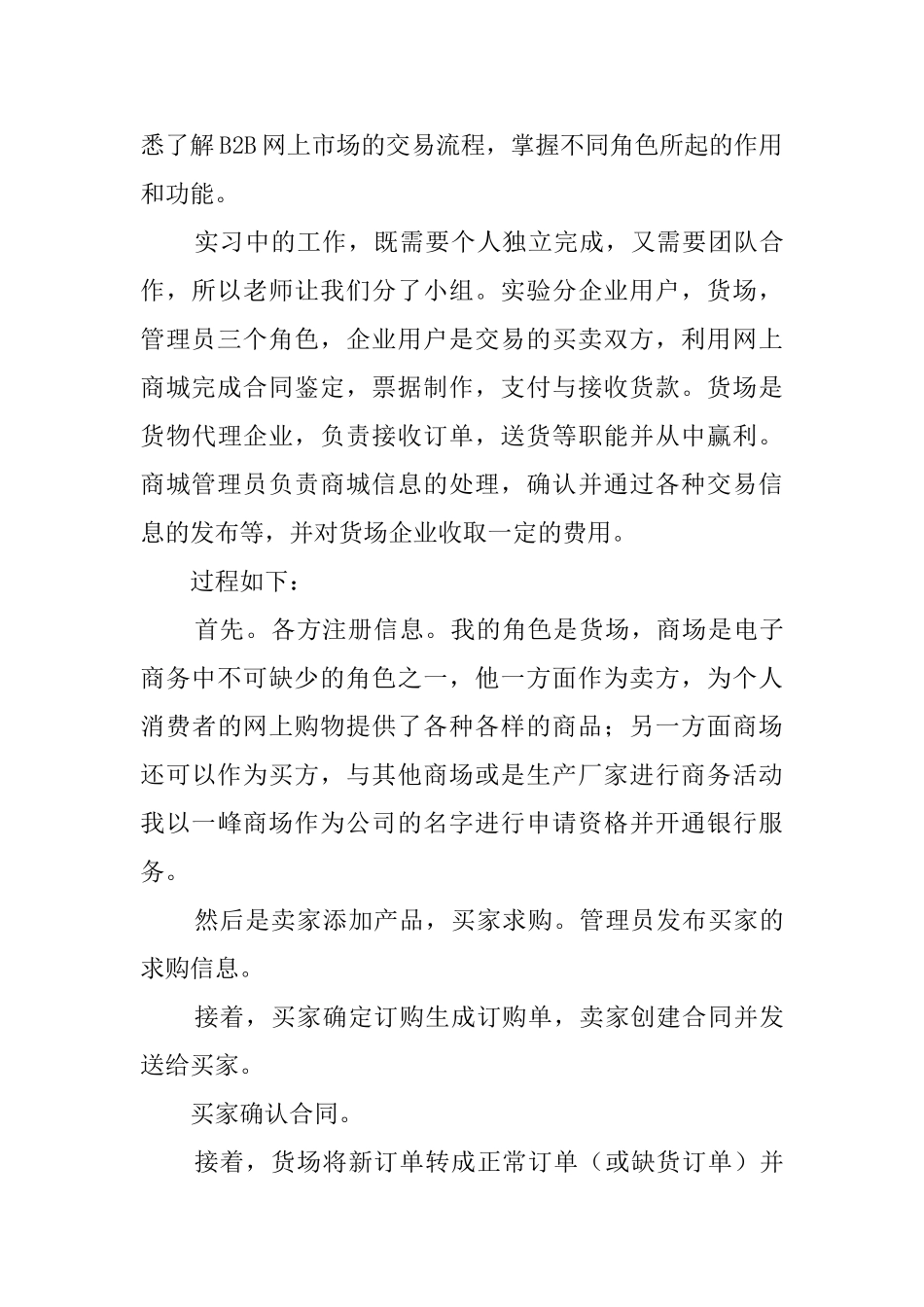 电子商务实训报告范文2020_第3页