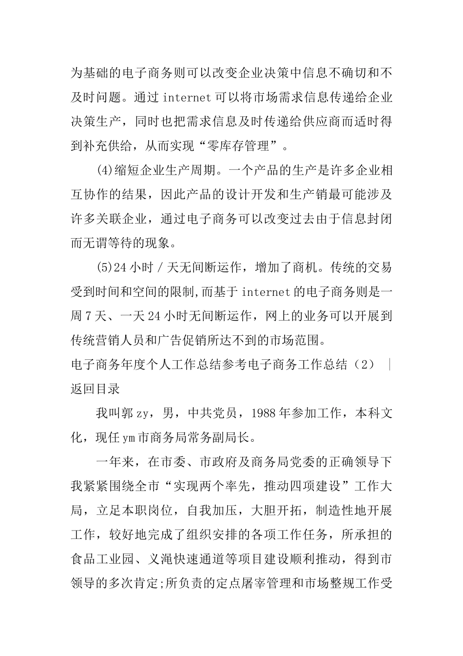 电子商务工作总结4篇_第3页