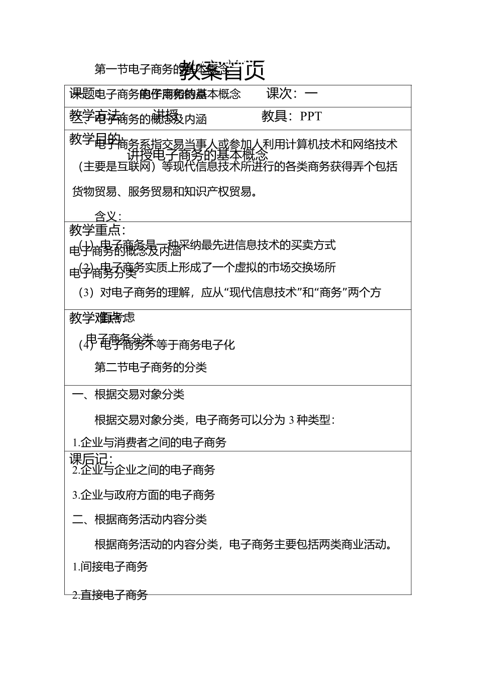 电子商务概论教案汇总-推荐文档_第2页