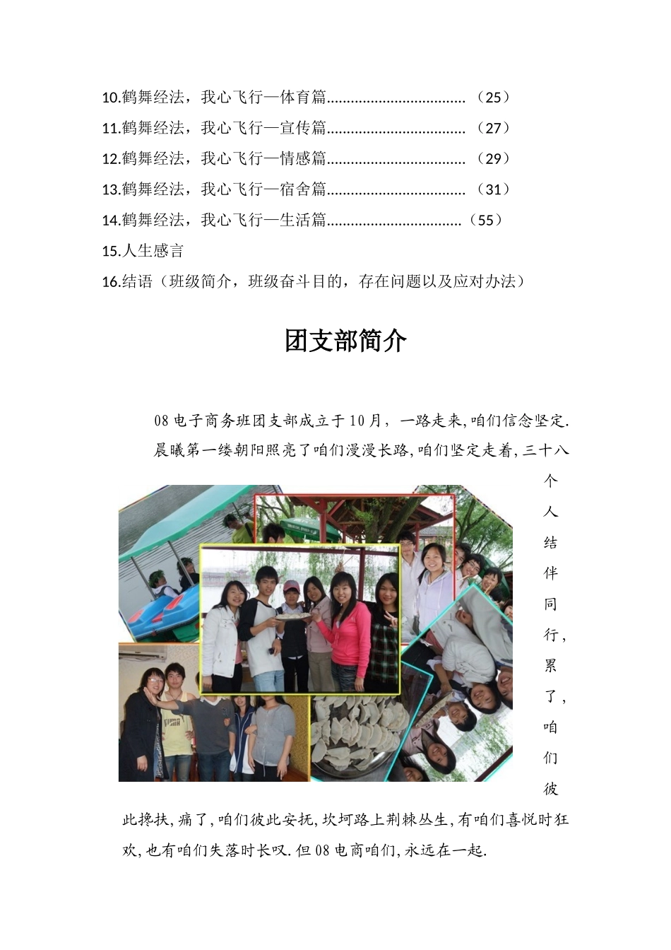 电子商务班先进团支部申请材料样本_第3页