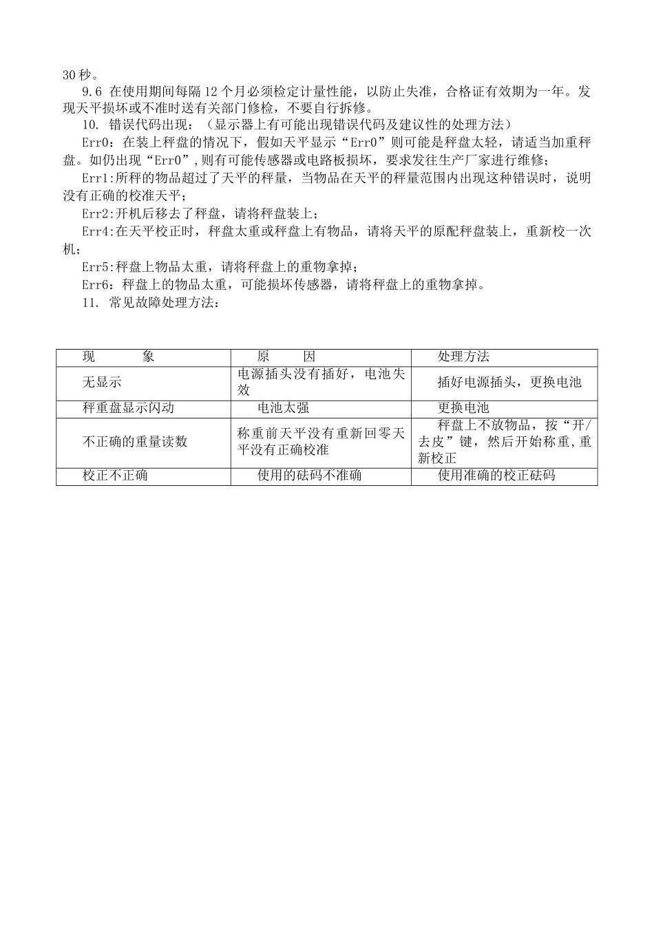 电子天平操作及维护保养规程_第2页
