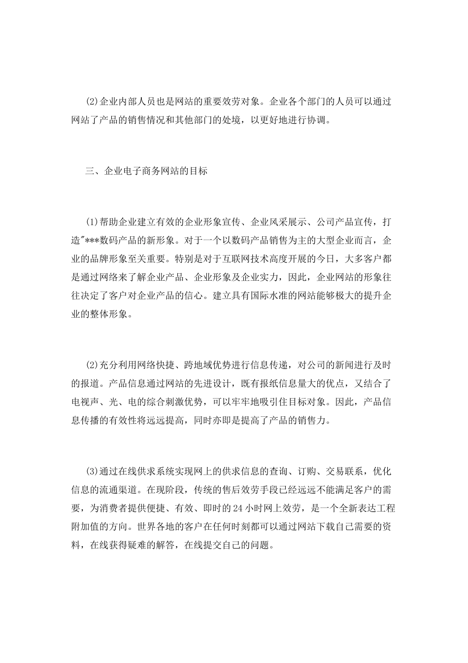 电子网站策划书_第2页