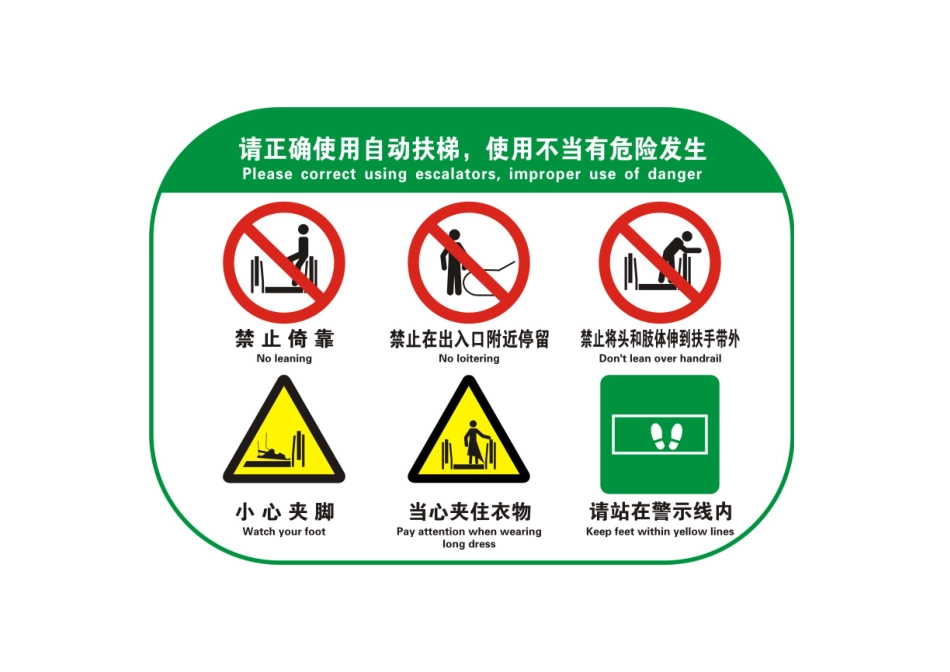电梯安全警示标志_第3页