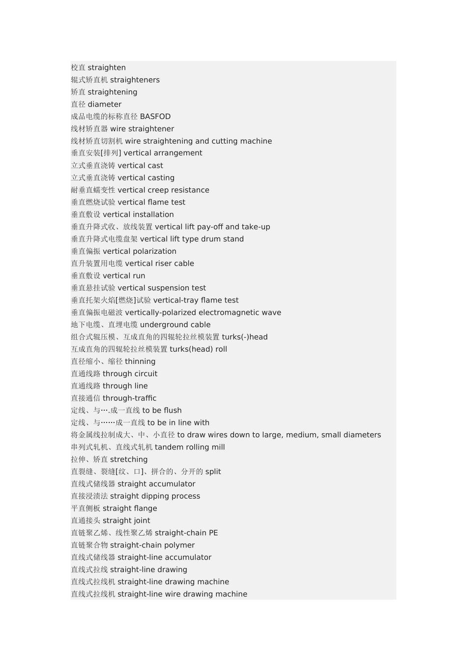 电缆行业中英文对照_第3页