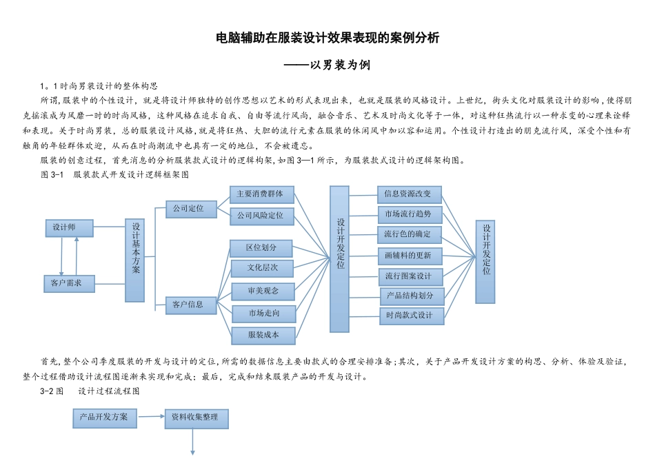 电脑辅助在服装设计效果表现的案例分析_第1页