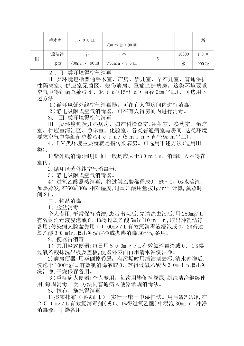 病房及门诊常用消毒方法指南_第2页