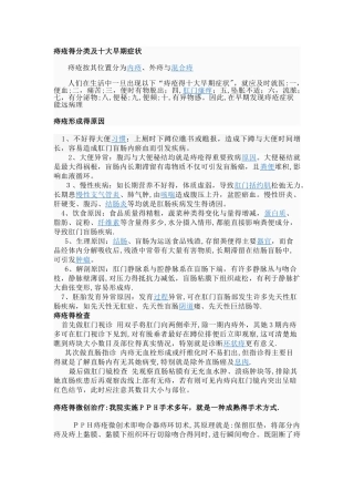 痔疮形成的原因