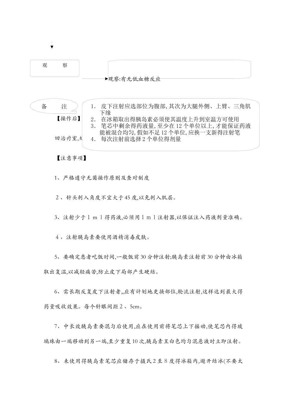 皮下注射胰岛素操作流程_第3页