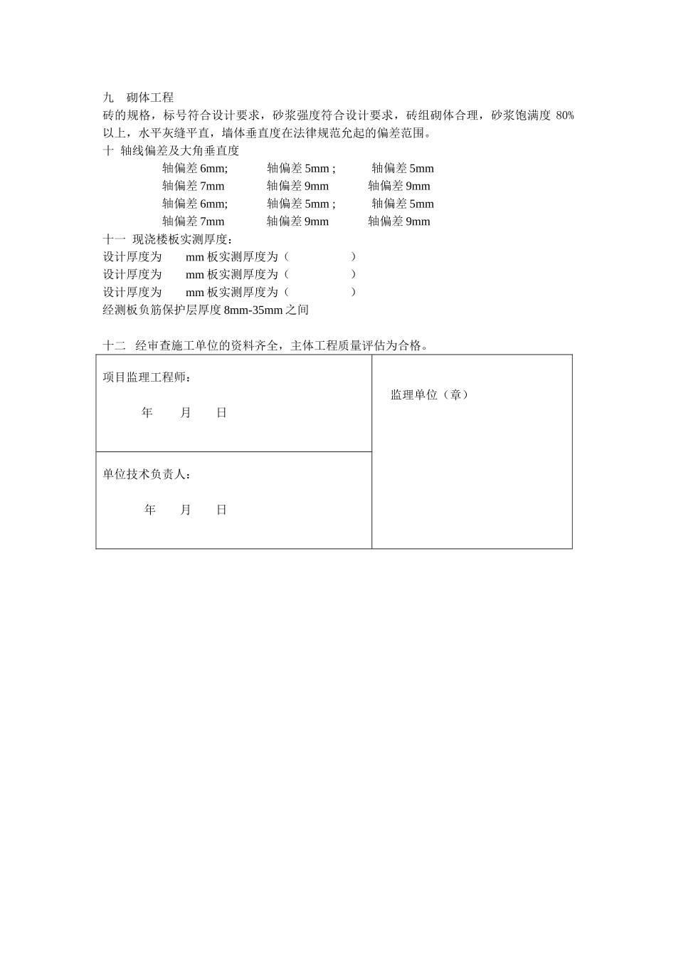 监理单位工程质量评估报告1_第2页