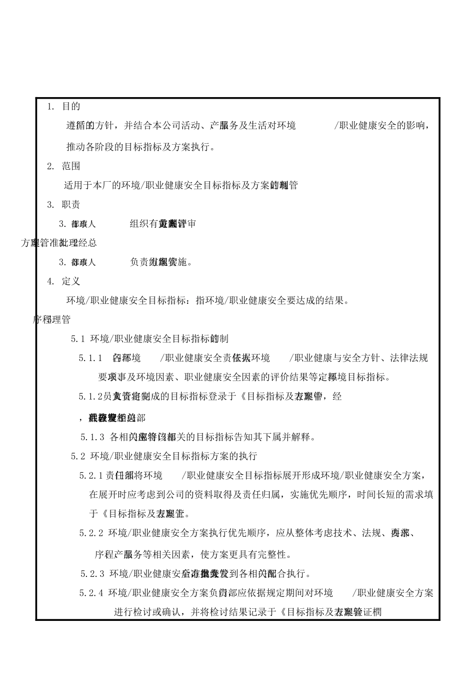 目标指标及方案控制程序_第2页