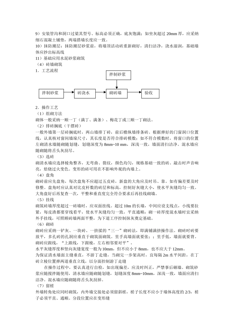 砌体工程技术交底7_第2页
