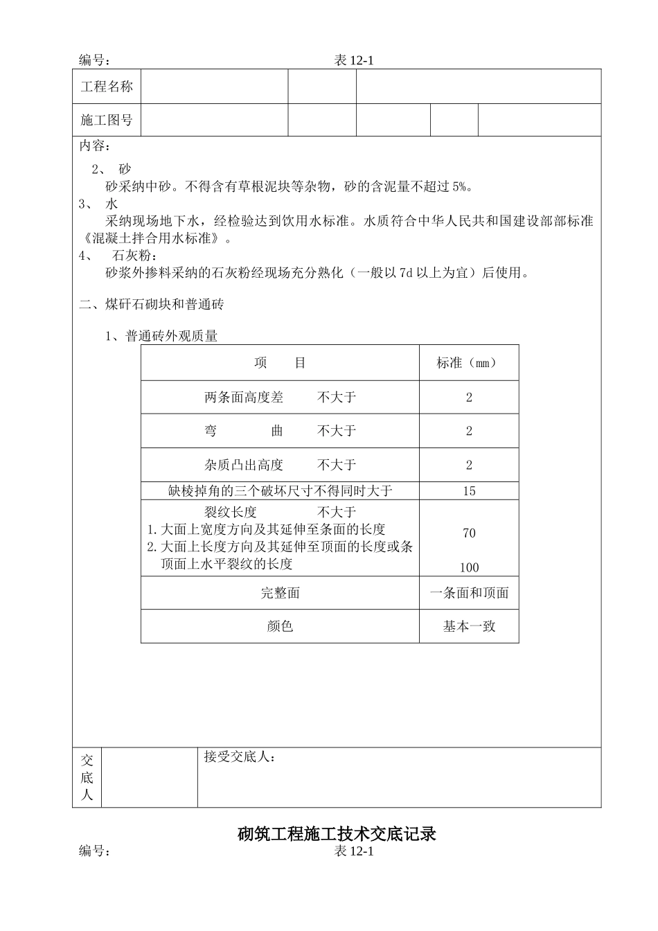 砌筑工程施工技术交底3_第2页