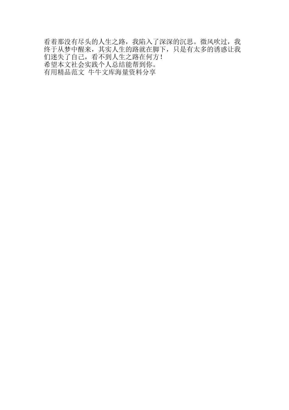 社会实践个人总结-精品范文资料_第3页