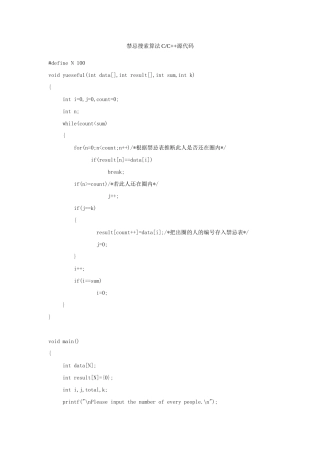 禁忌搜索算法CC++源代码