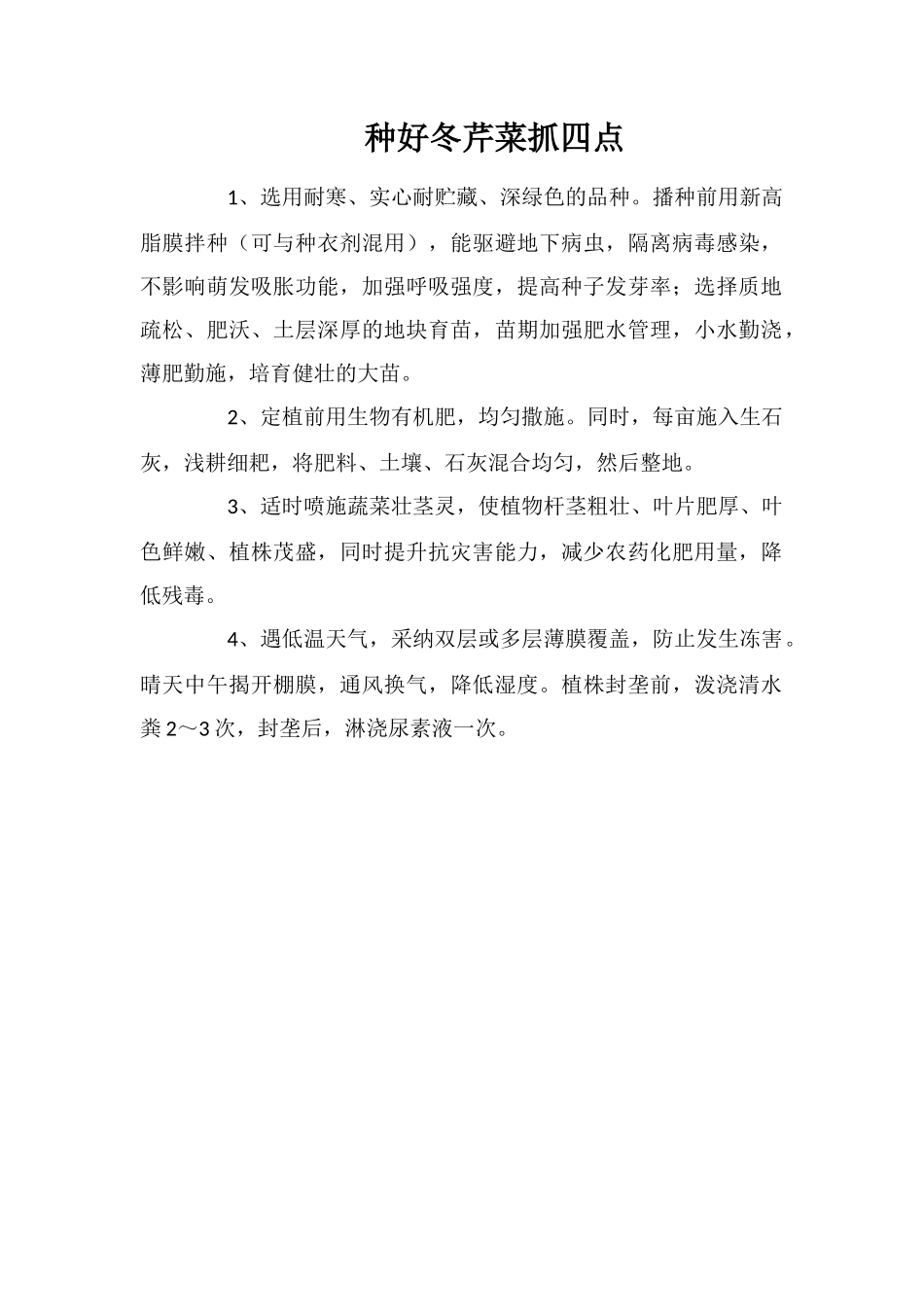 种好冬芹菜抓四点_第1页