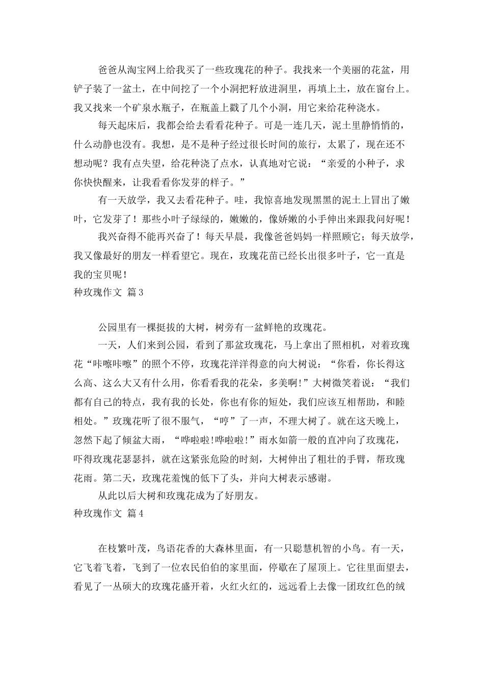 种玫瑰作文八篇_第2页