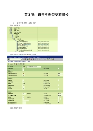 第3节：销售单据类型和编号