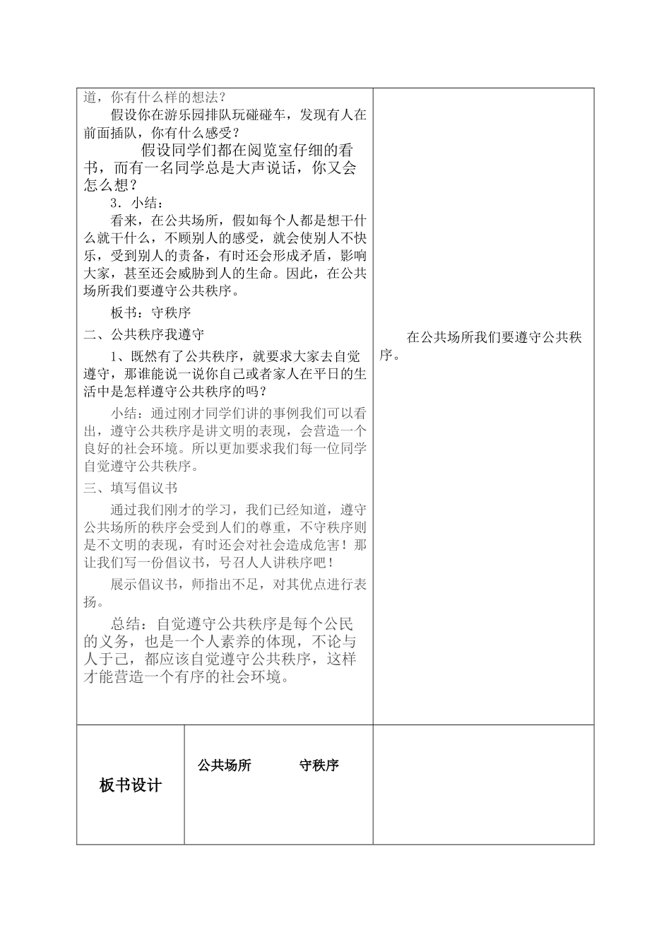 第二课时《公共场所守秩序》_第2页