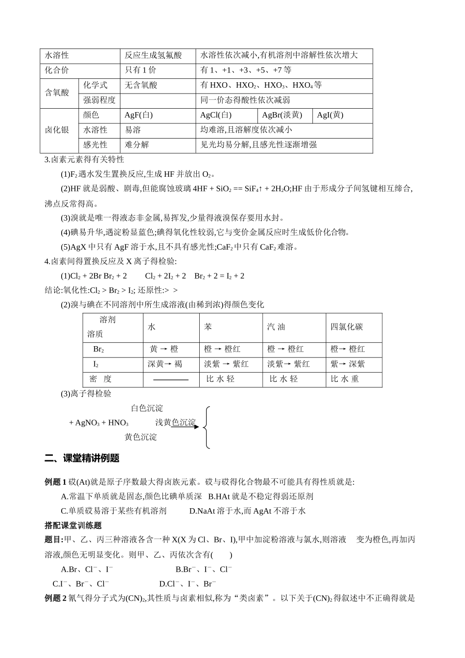 第五讲   氯及其重要化合物的性质和应用_第3页