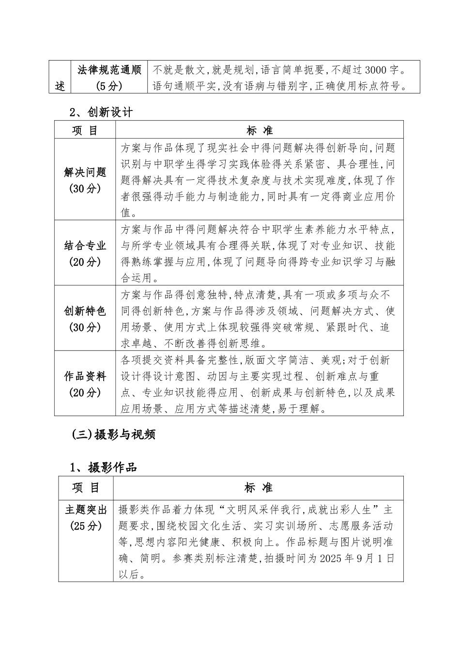 第十四届“文明风采”—赛项标准 _第3页
