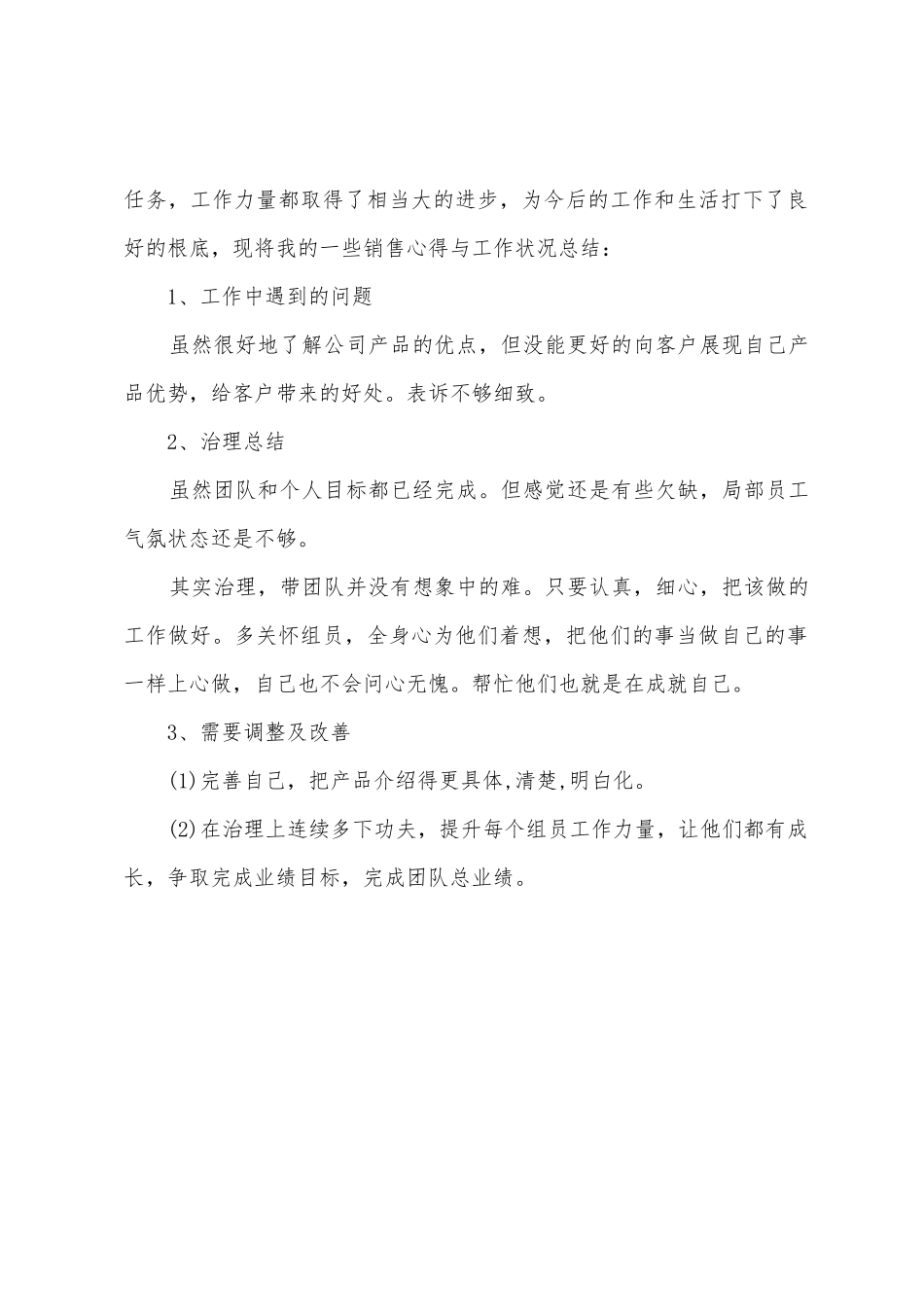 策划销售总监工作总结_第2页