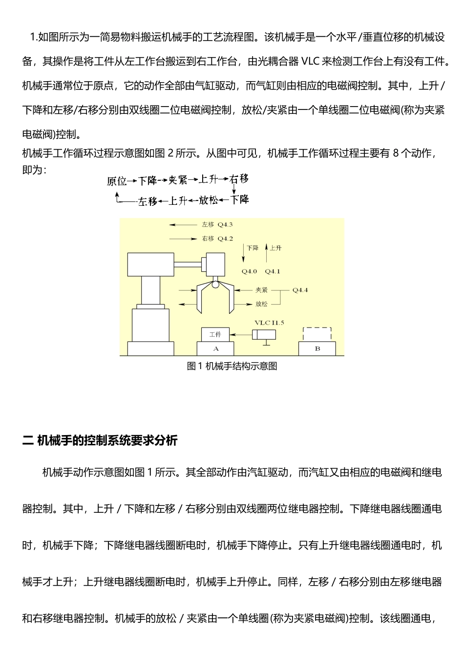 简易物料搬运机械手的PLC控制系统设计_第3页