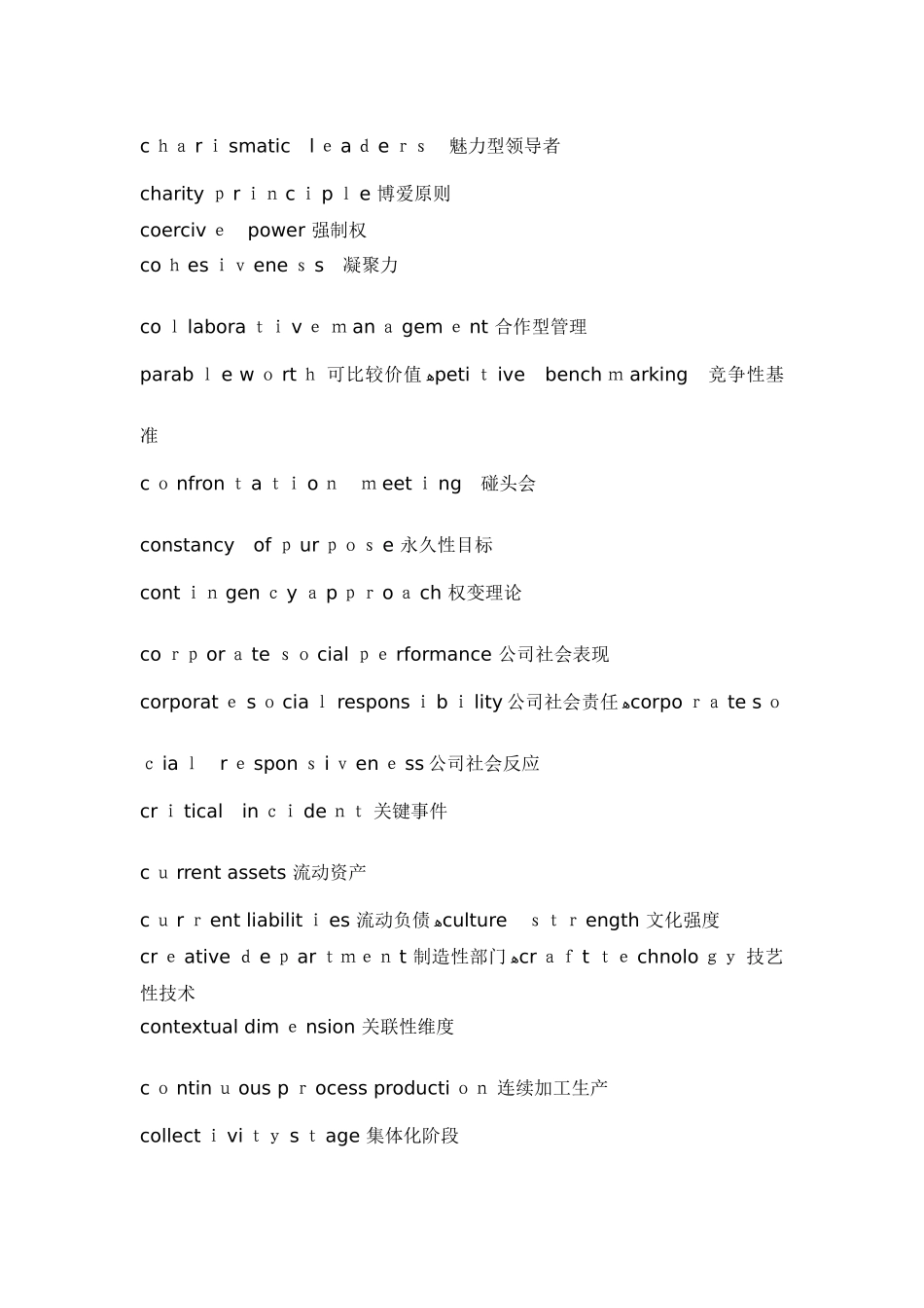 管理英语专业词汇_第2页