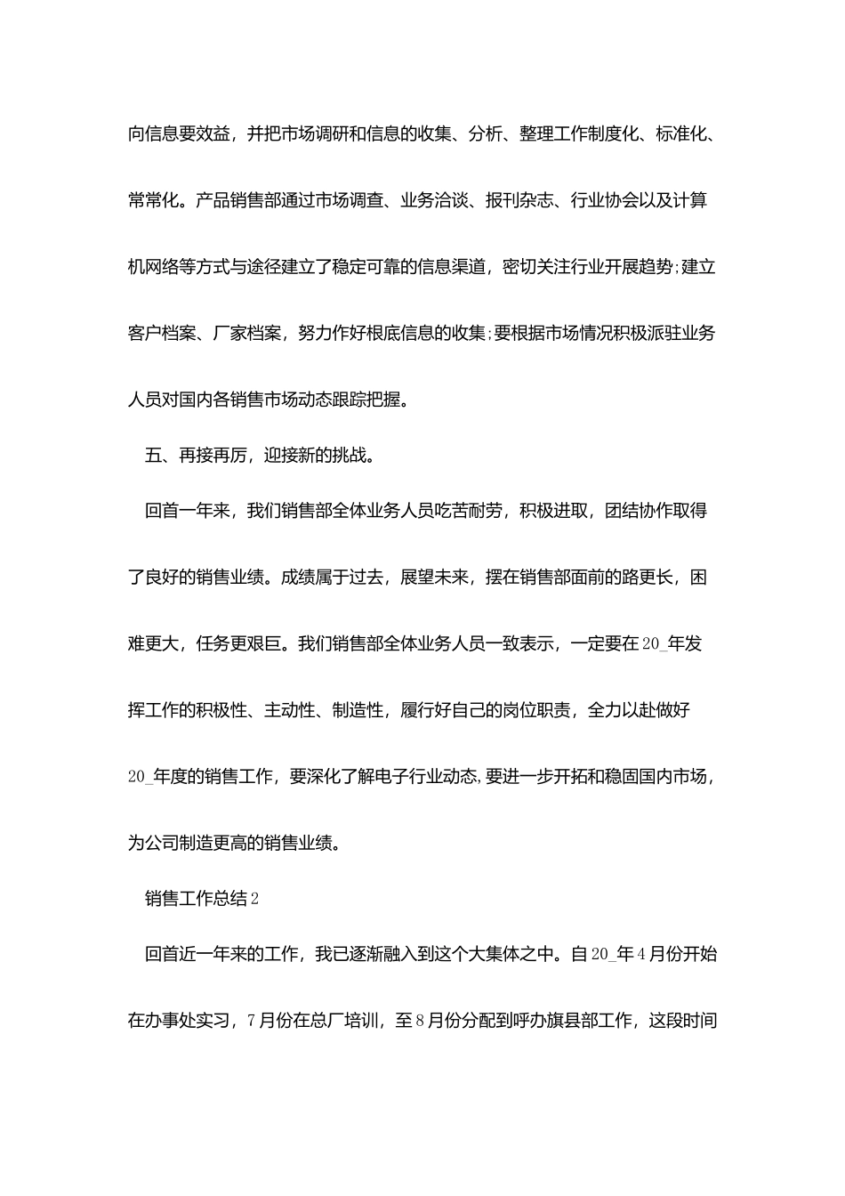 粽子年度销售总结模板_第3页