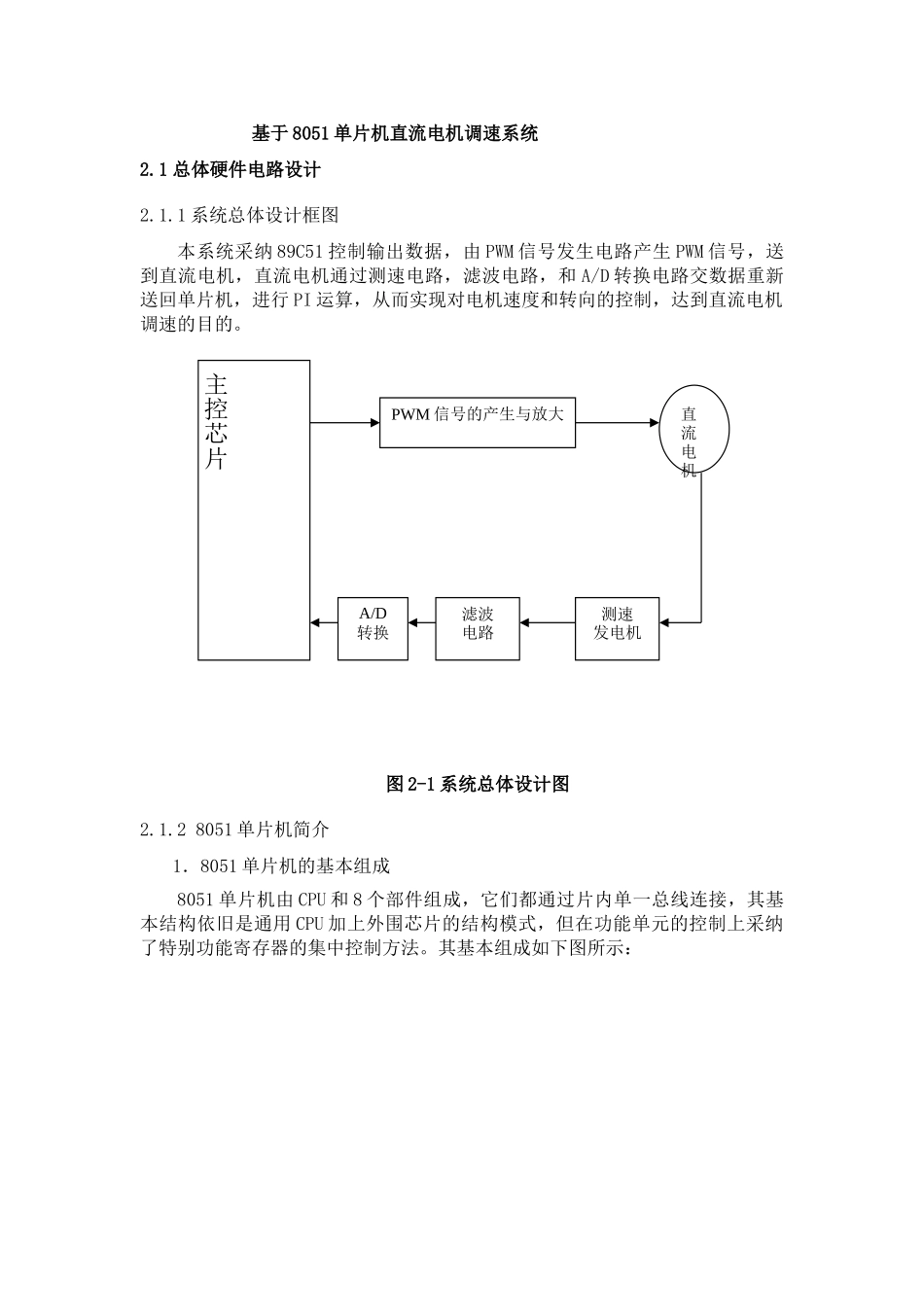 精品资料（2025-2025收藏）单片机的直流电机调速系统_第1页