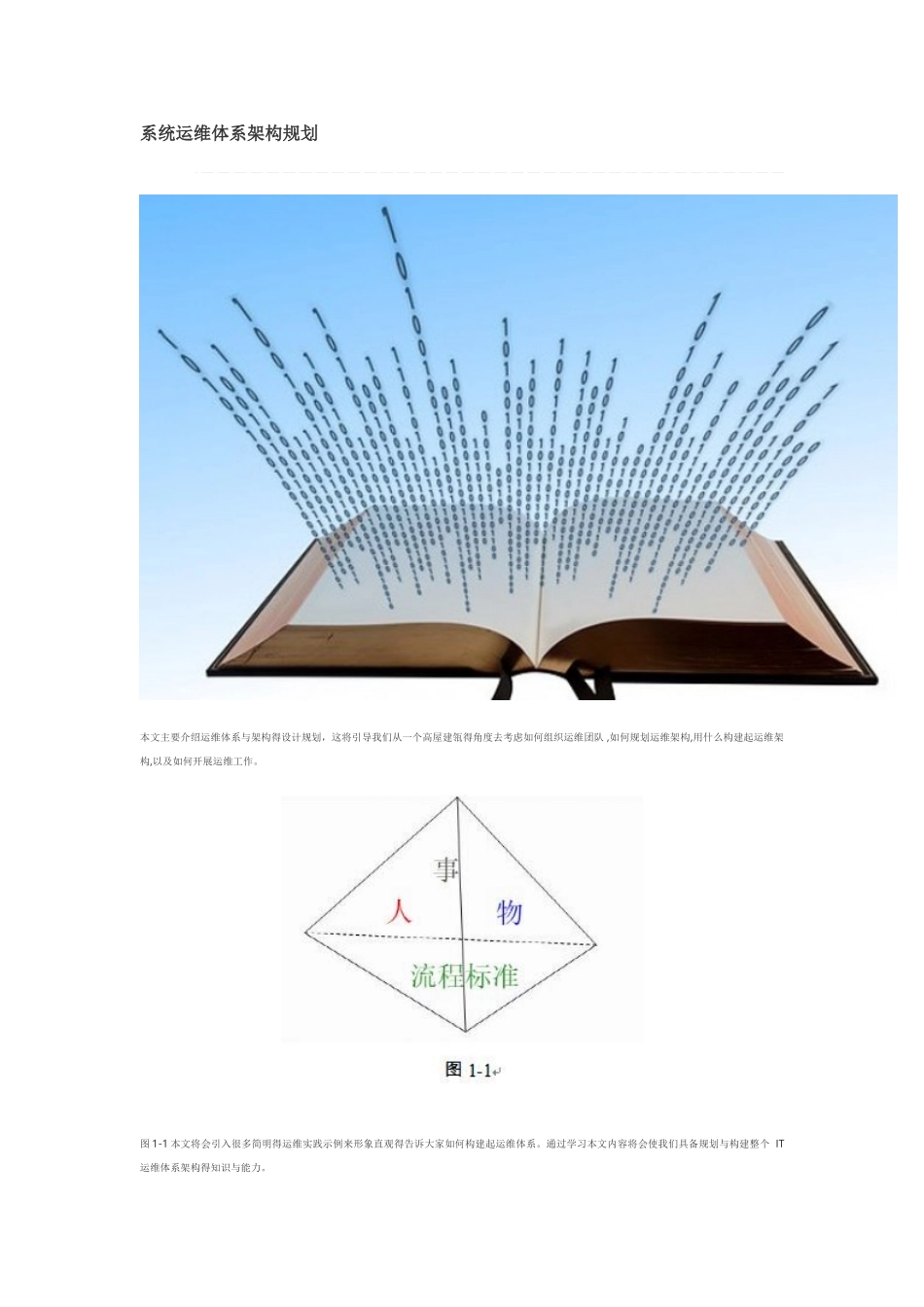 系统运维体系架构规划_第1页