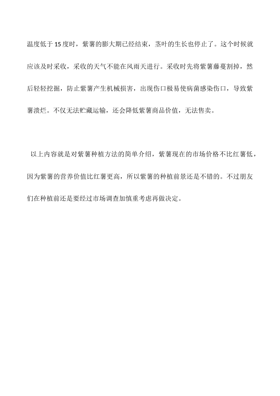 紫薯种植管理及采收方法_第3页