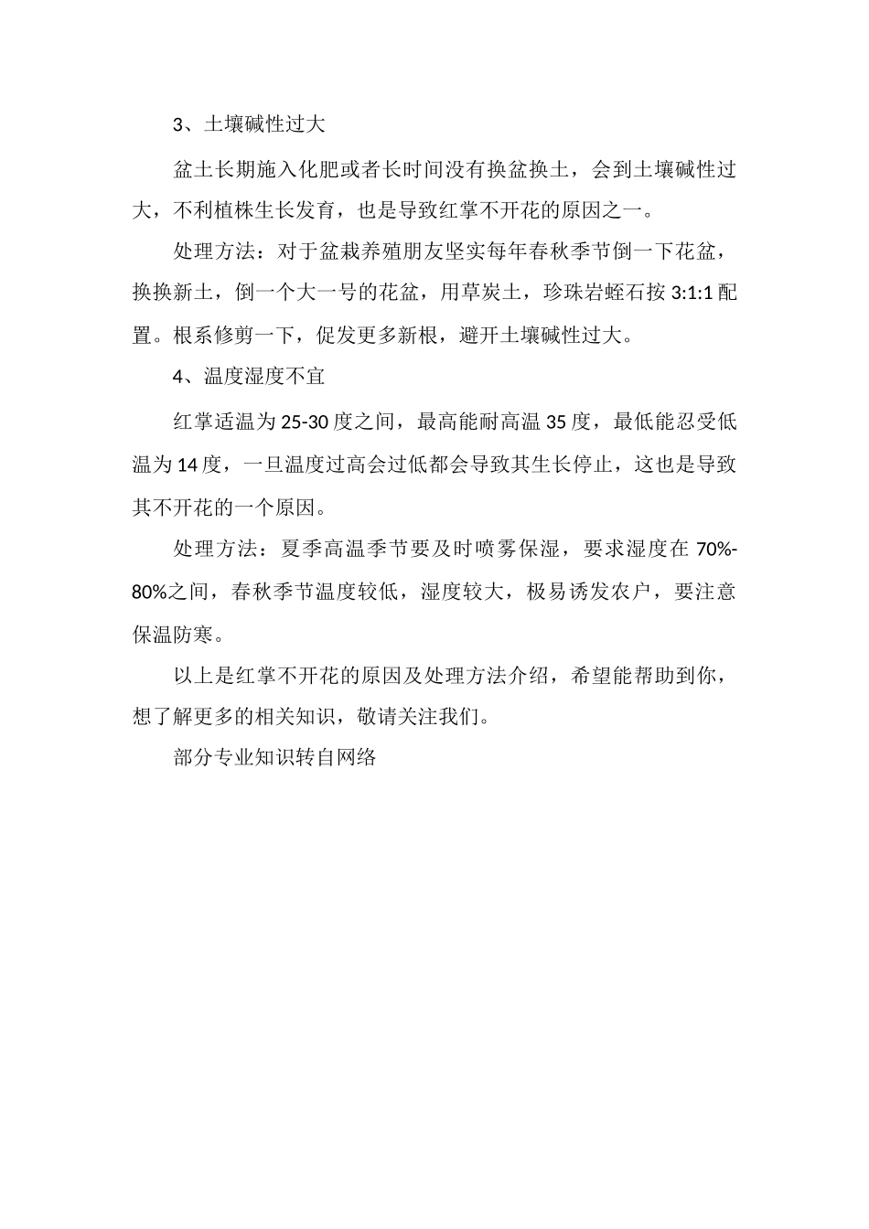红掌不开花的原因及处理方法_第2页