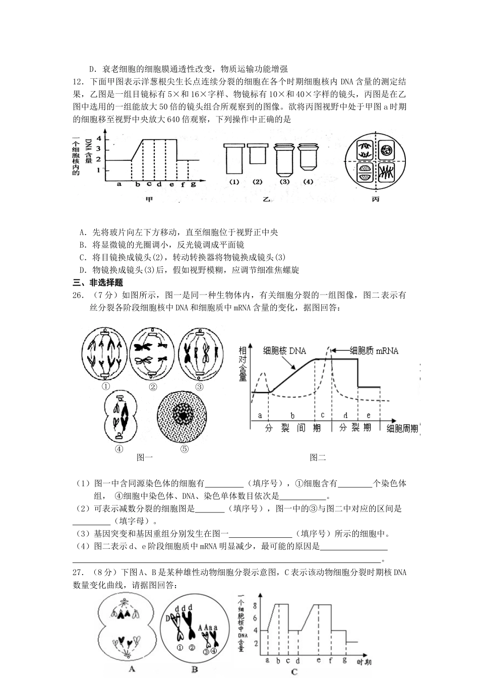 细胞的增殖、分化、癌变、衰老和凋亡_第2页