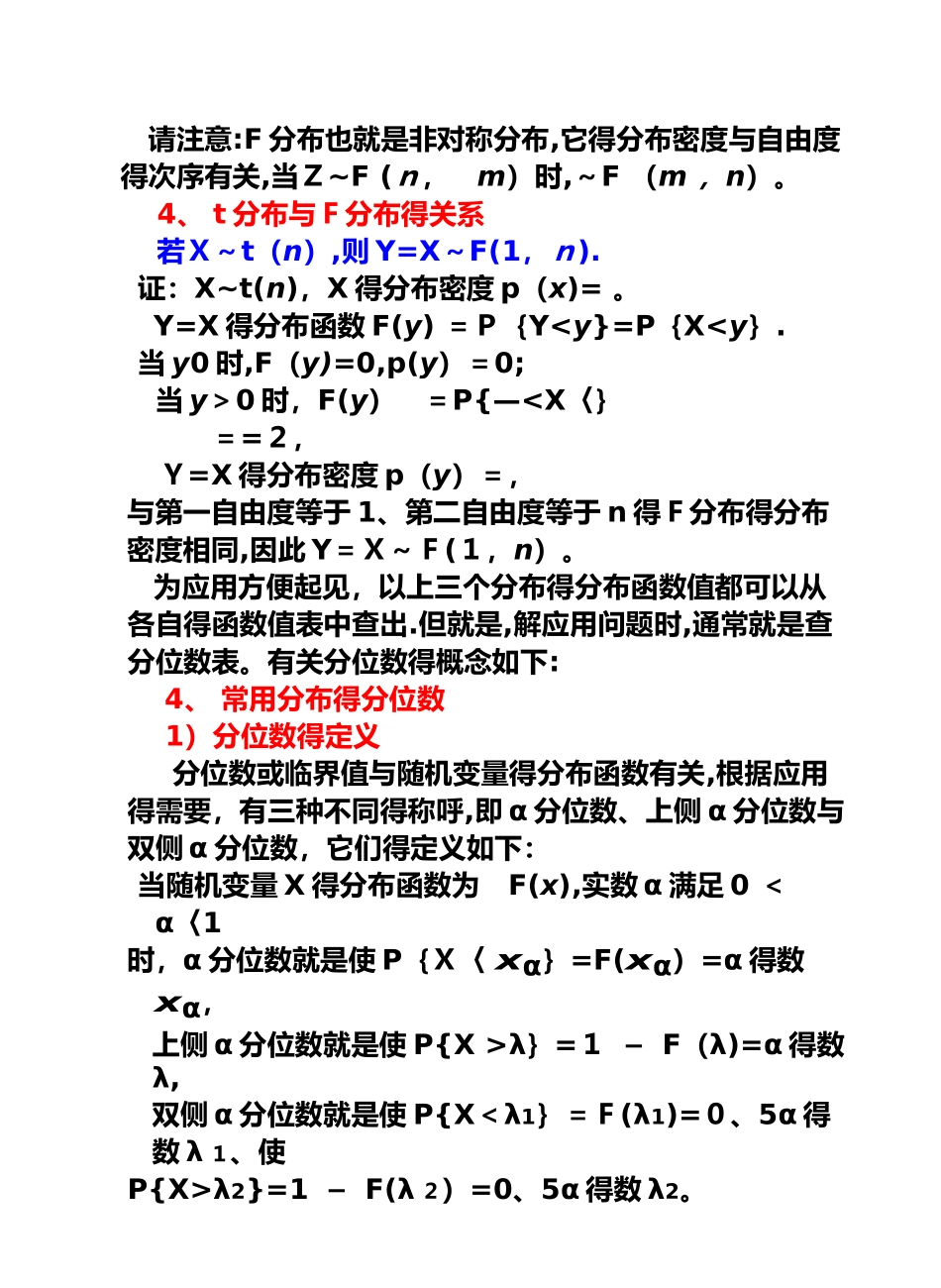 统计学常用分布及分位数_第2页