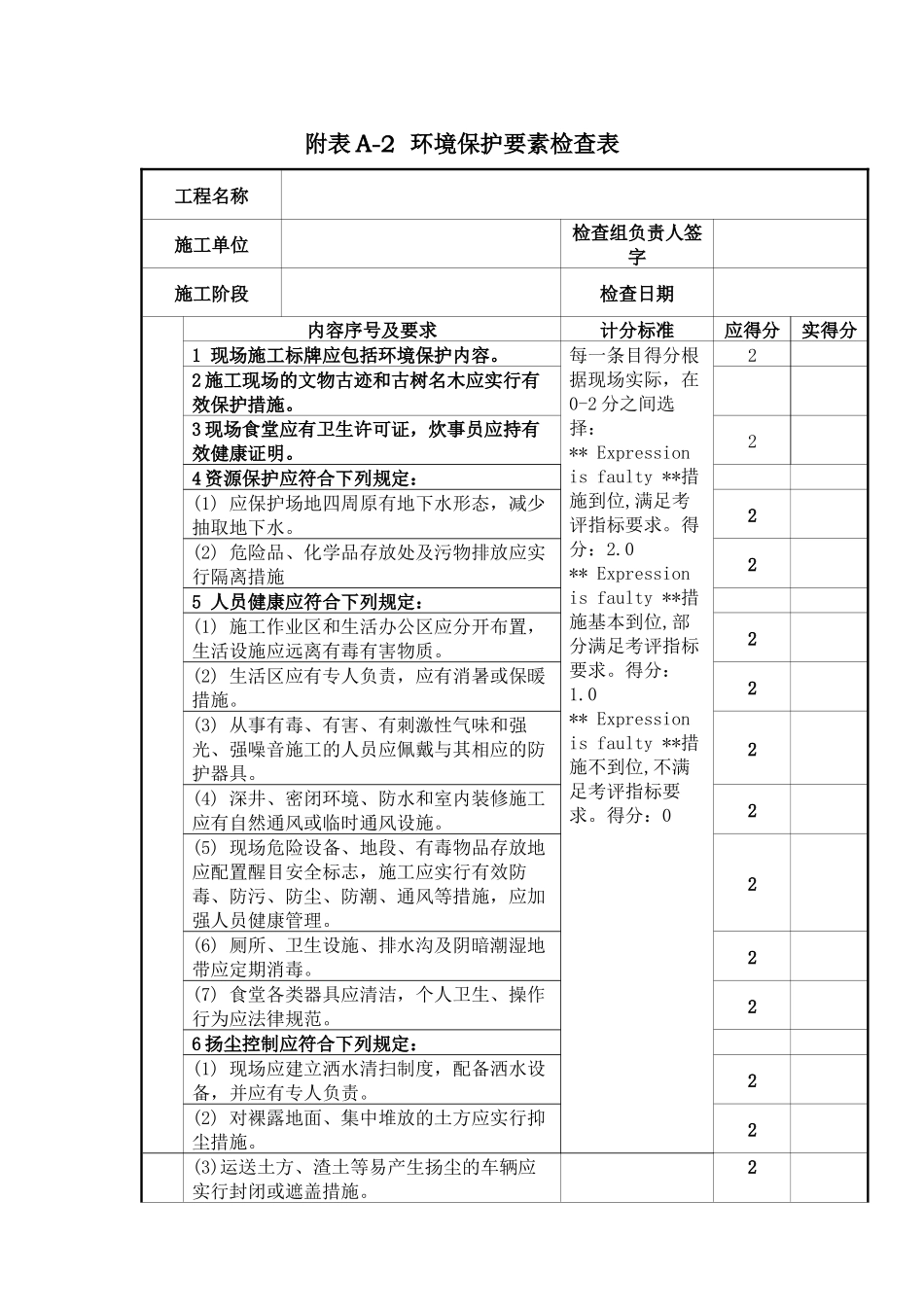 绿色施工检查记录表精选全文_第3页