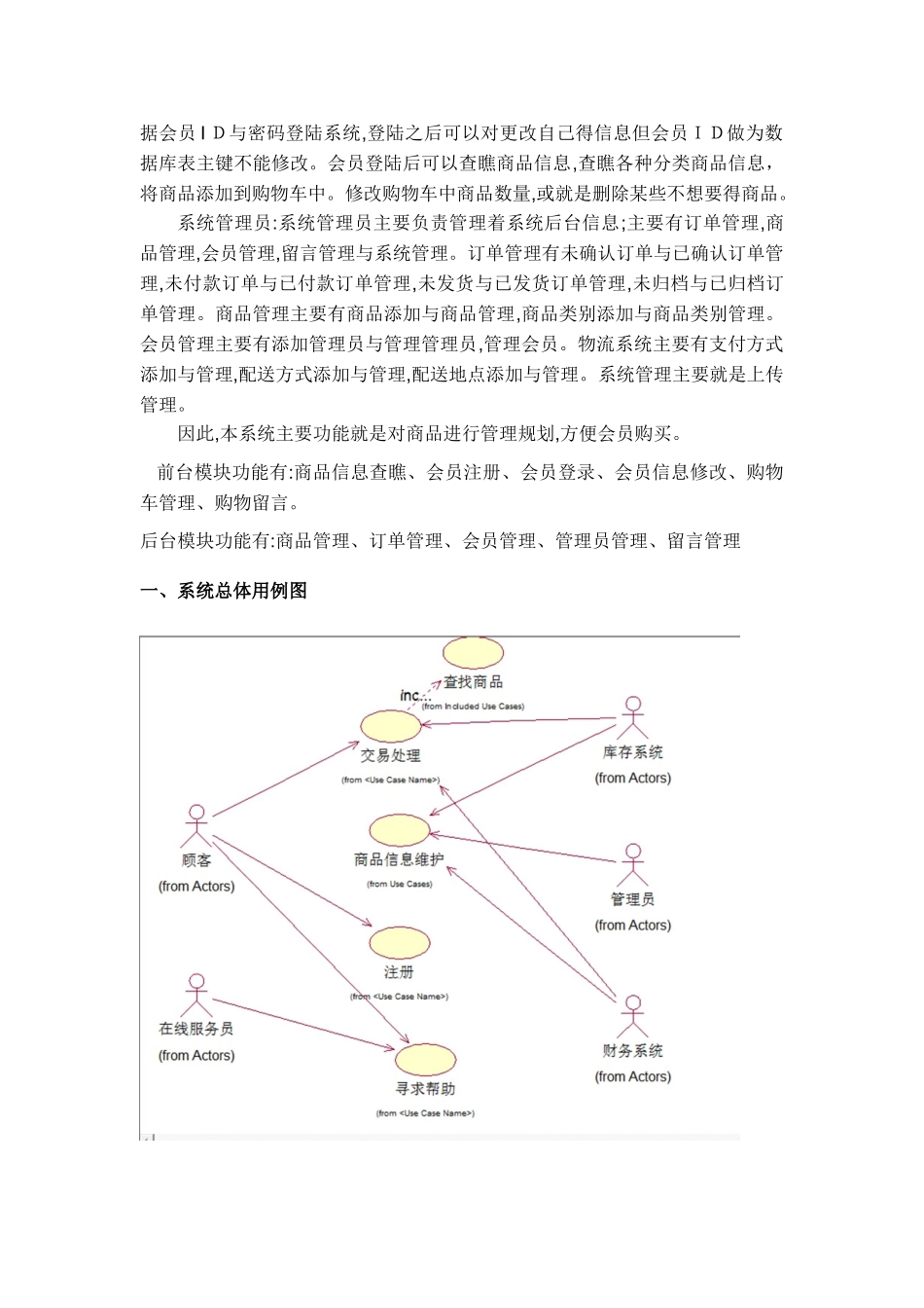 网上购物系统报告_第2页
