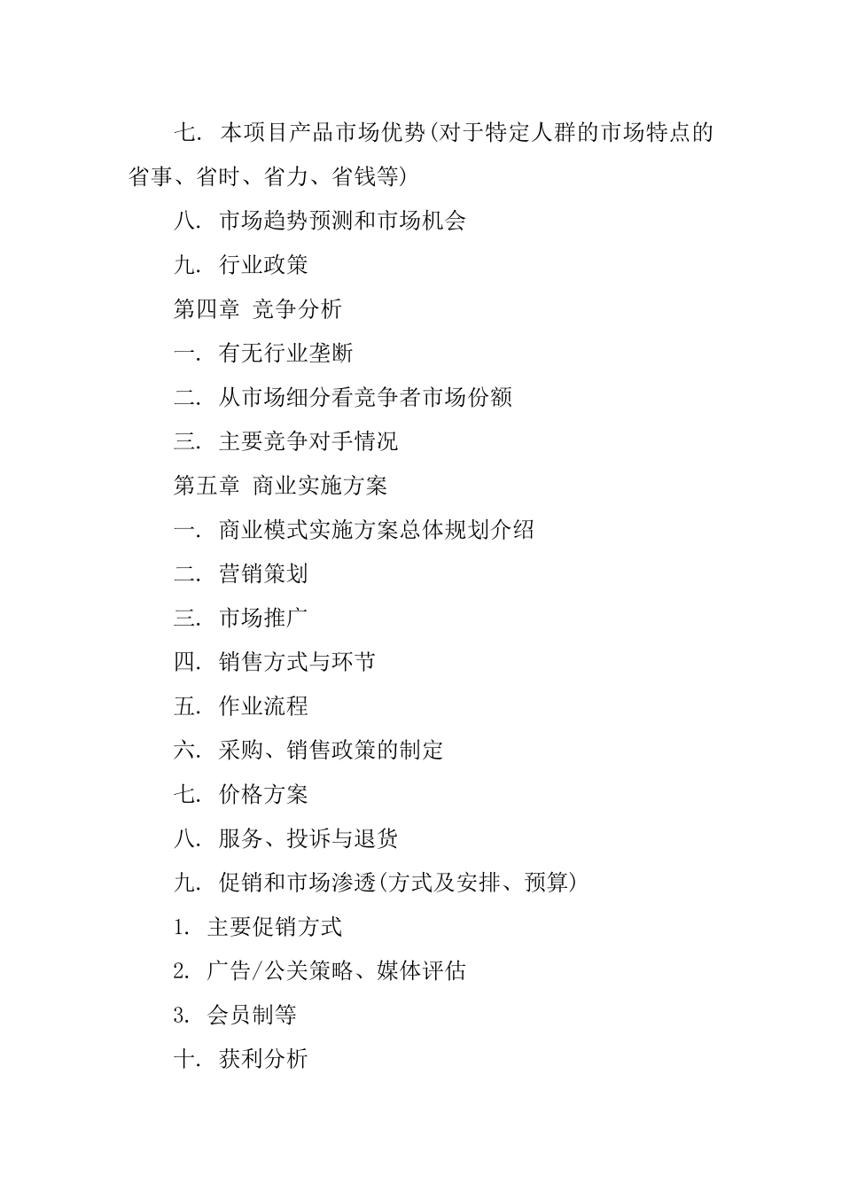 网站商业计划书模板参考_第3页