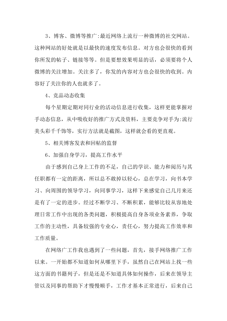 网站推广年终总结_第3页