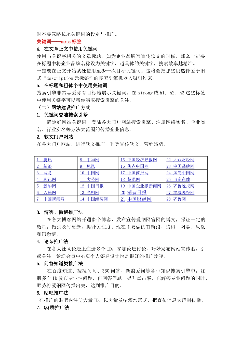 网站线上推广方案_第2页