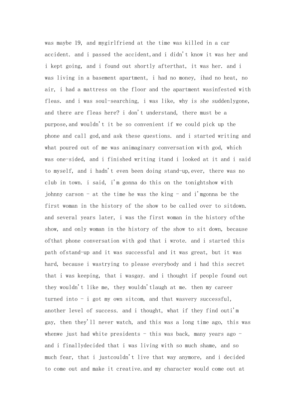 美国最佳毕业典礼致辞——Ellen-Lee-DeGeneres_第3页