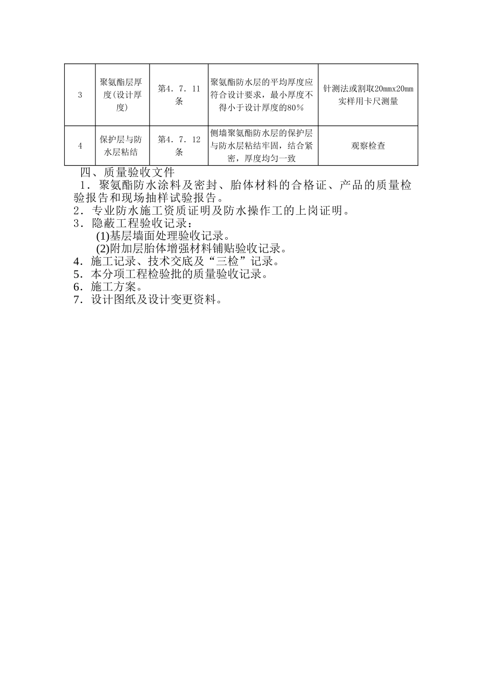 聚氨酯防水监理细则_第3页