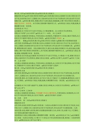 肌肉训练方法及原理