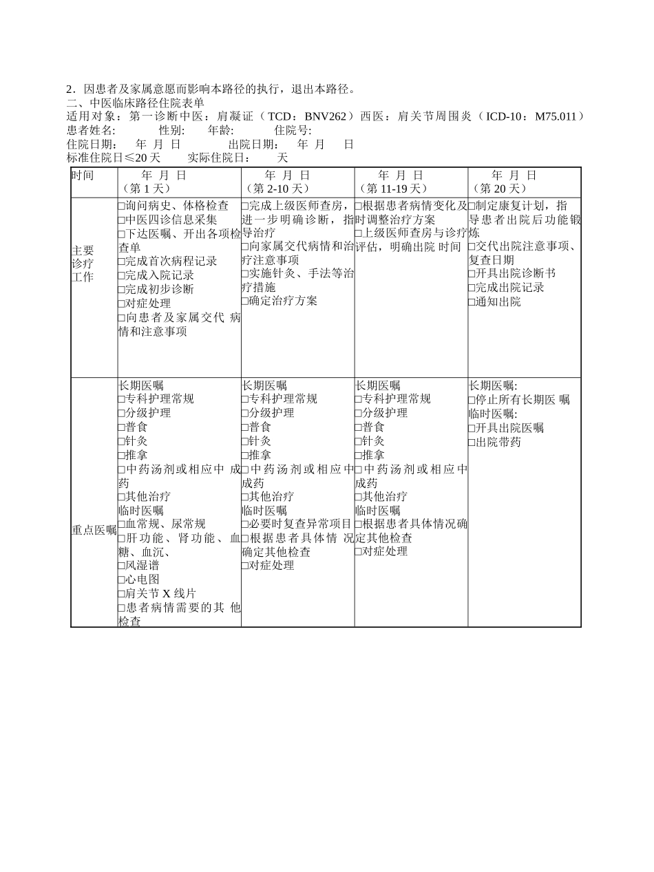 肩凝证中医临床路径_第2页