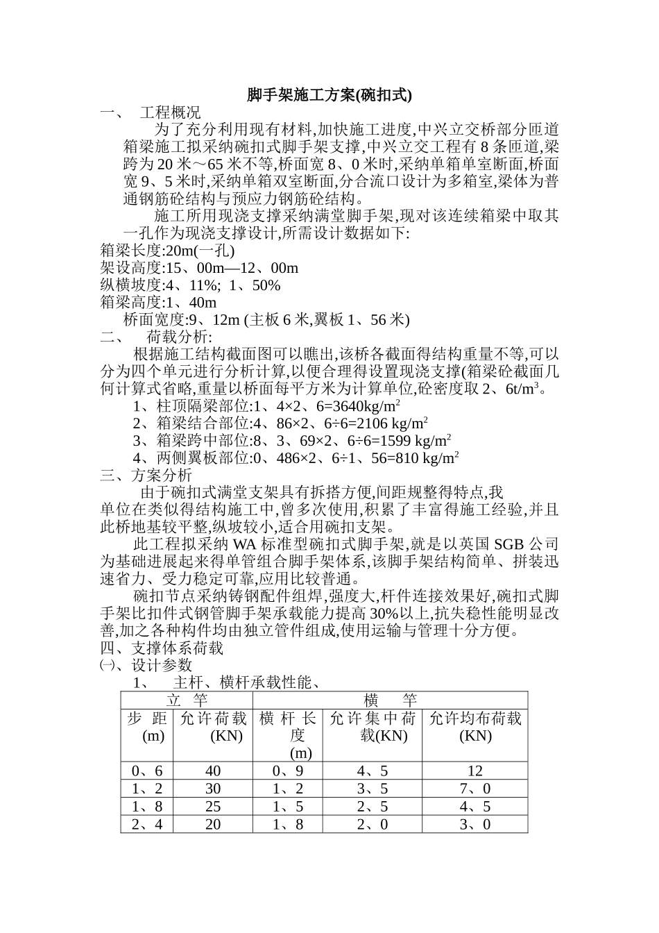脚手架施工方案_第1页