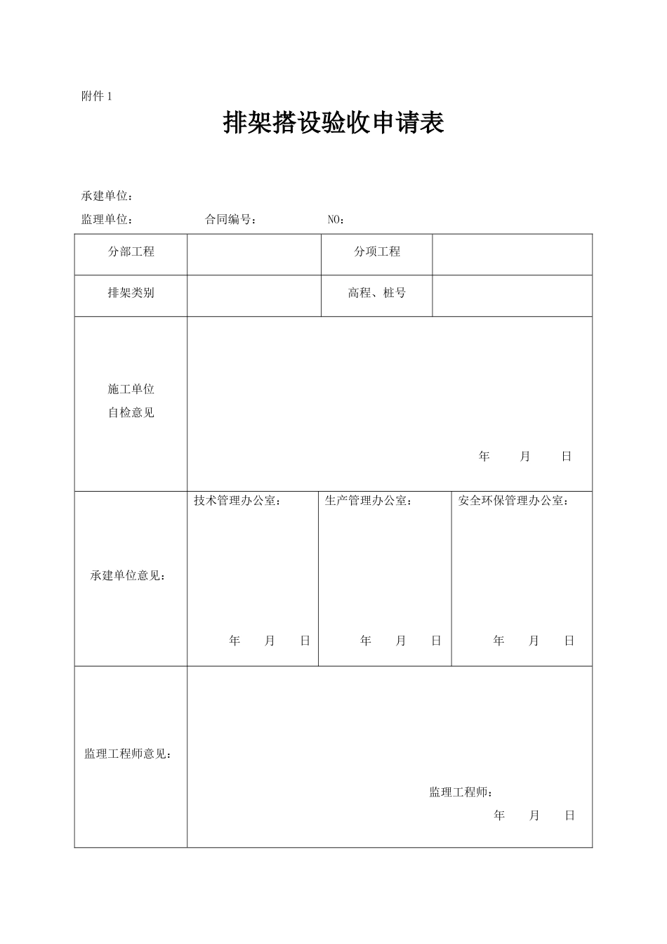 脚手架验收表格_第1页